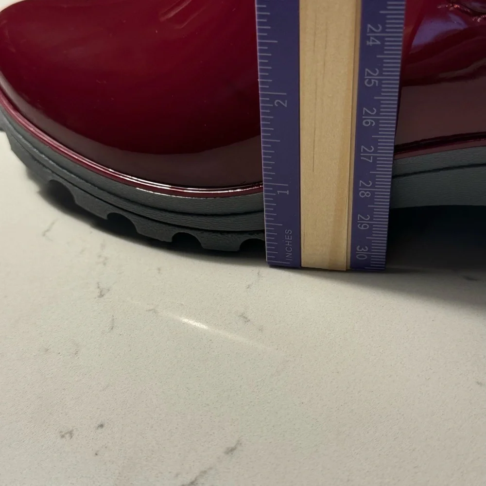 Chic Red Waterproof Rain Boots – Size 4-4.5 (EU 35) Stylish & Functional